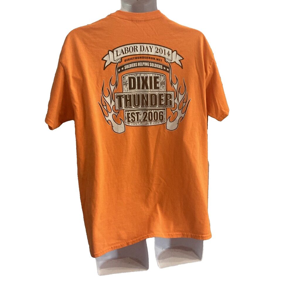Harley Davidson Chunky River Meridian, MS Shirt XL DIXIE THUNDER Labor Day 2014